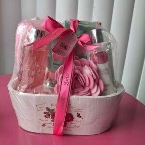 Lovestee English Rose Bath Gift Set Luxury Spa Collection for Women